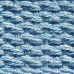 1" Pastel-Blue Lightweight Cotton Webbing